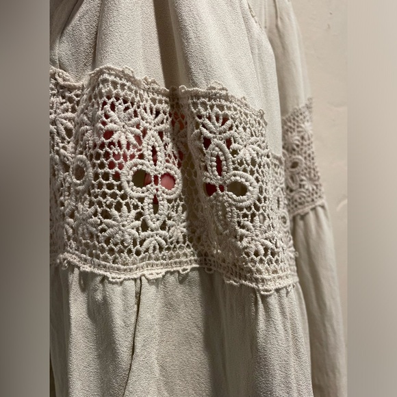 SEA NEW YORK Shite Lace & Fringe Dress - Picture 6 of 11